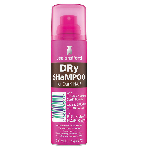 Lee Stafford Suchý šampón pre tmavo hnedé vlasy (Dry Shampoo for Dark Hair ) 200 ml