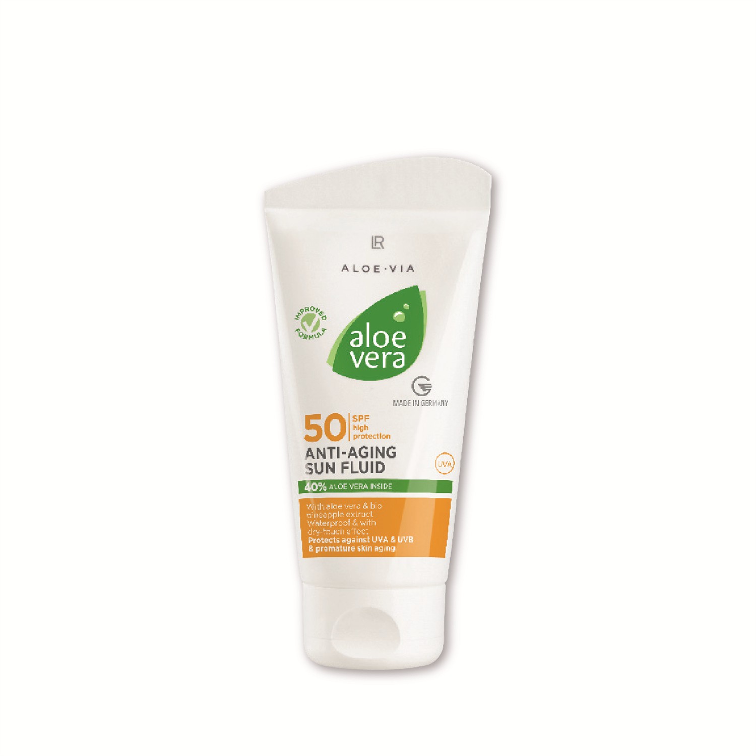 Levně LR health & beauty Ochranný fluid s anti-age účinkem Aloe Vera Sun SPF 50 (Anti-aging Sun Fluid) 50 ml