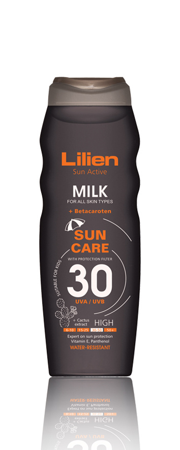 Lilien Ochranné mléko na opalování SPF 30 (Milk) 200 ml