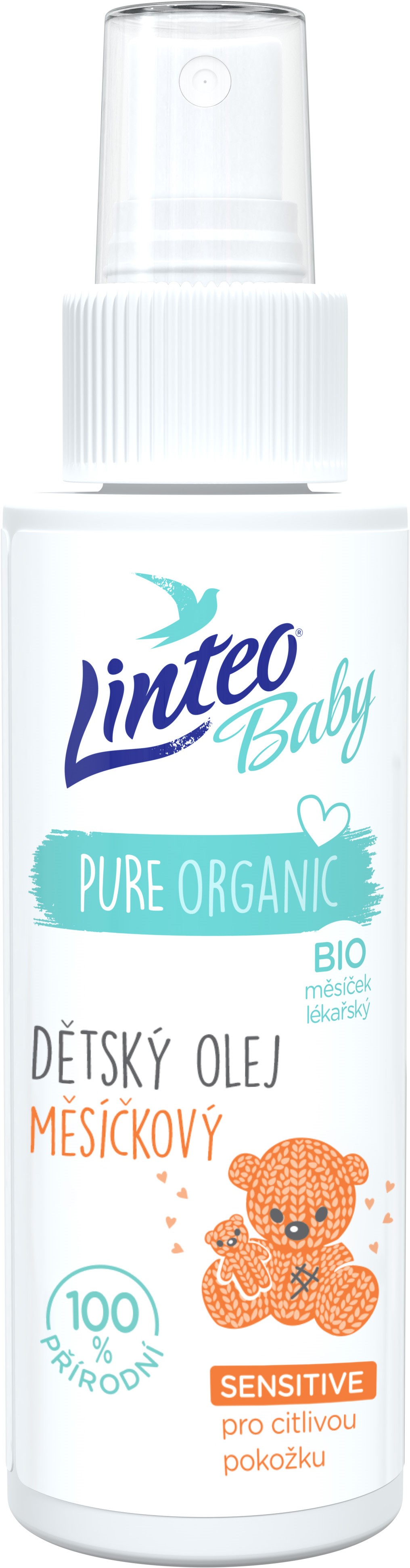 Linteo Dětský měsíčkový tělový olej 100 ml