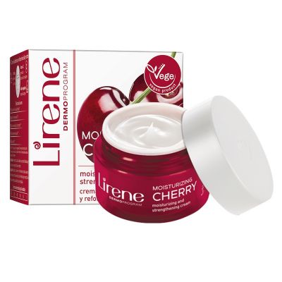 Lirene Hydratační a vyživující pleťový krém Třešeň a Citron (Moisturizing and Strengthening Cream) 50 ml