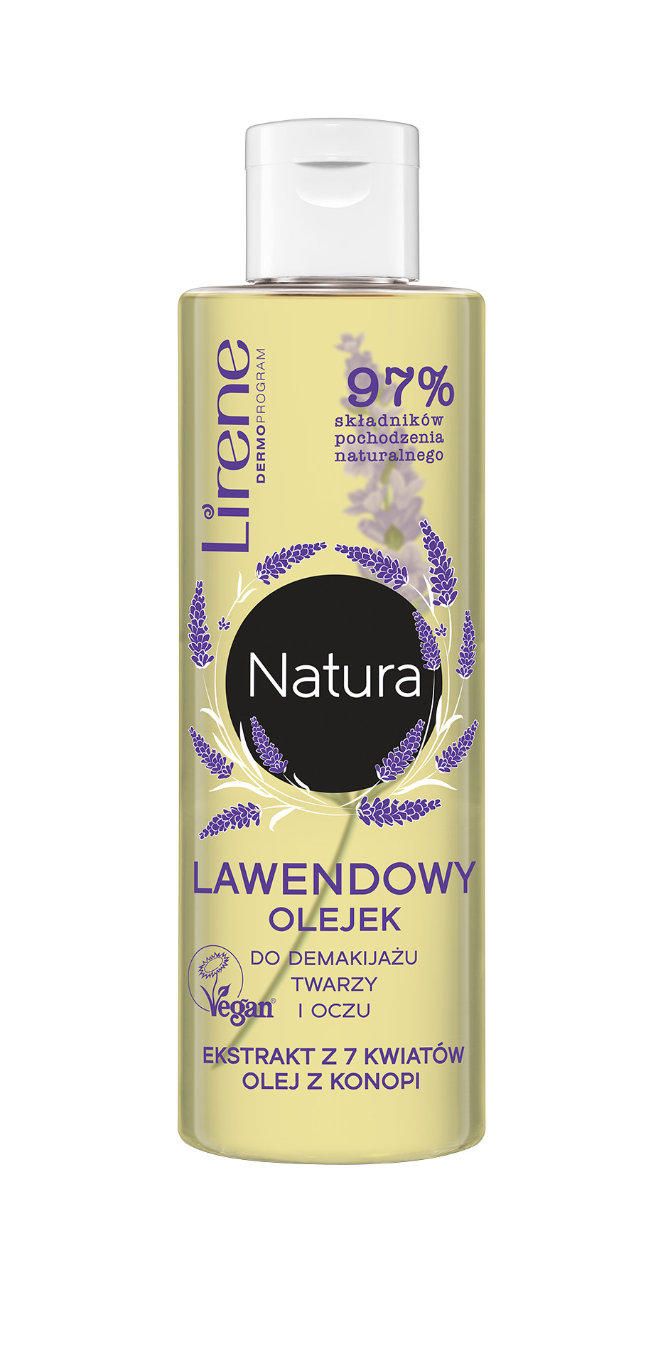 Lirene Odličovací olej s levandulí Natura 100 ml