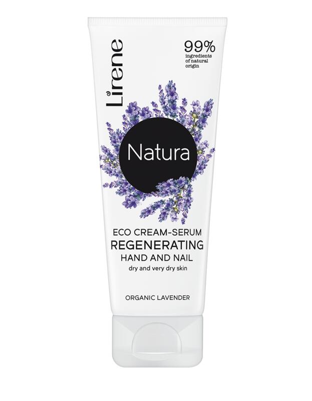 Lirene Regenerační sérum na ruce a nehty pro suchou a velmi suchou pokožku Natura (Regenerating Hand and Nail Cream-Serum) 75 ml