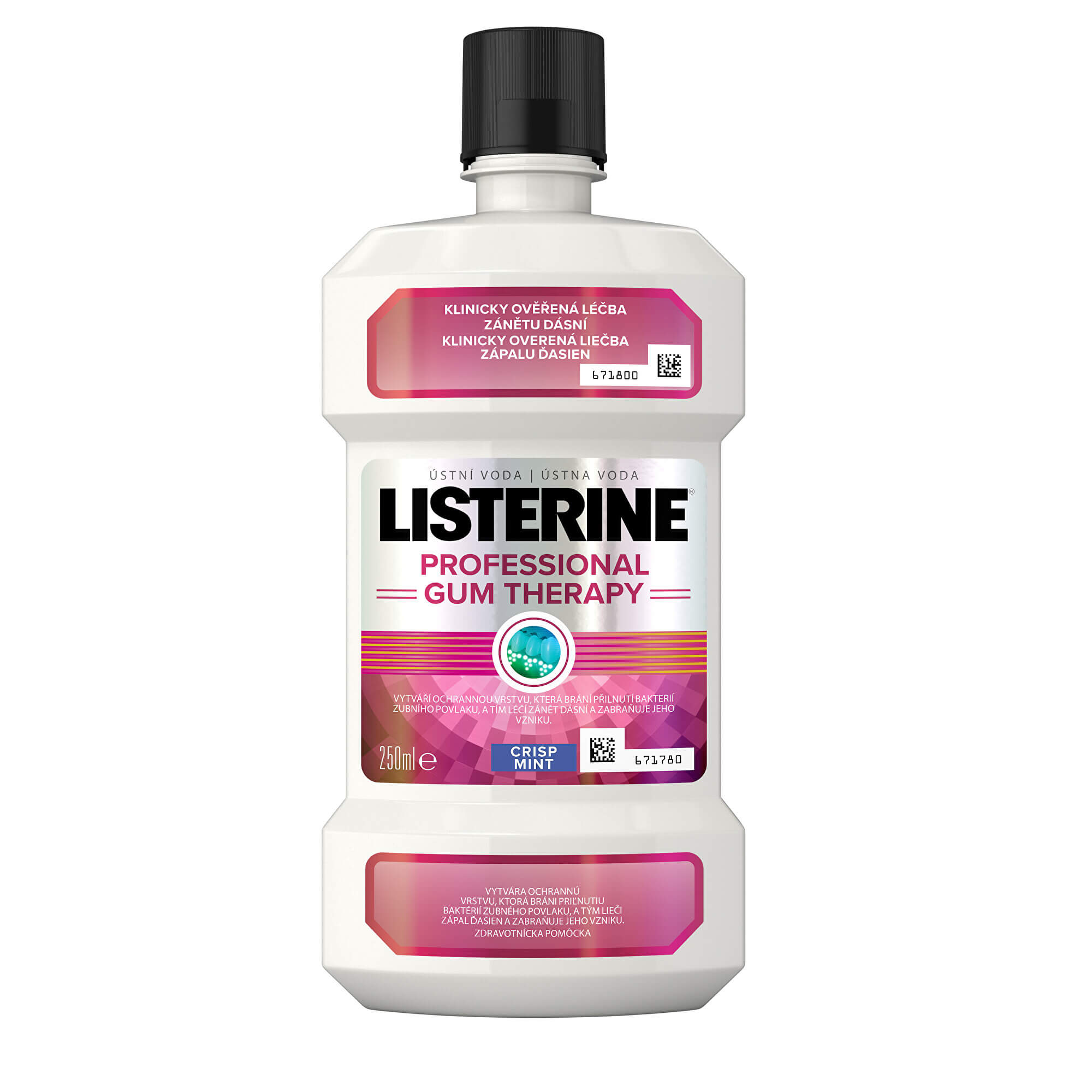Listerine Ústní voda proti zánětu dásní Gum Therapy 250 ml