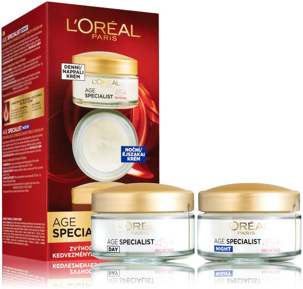 L´Oréal Paris Kozmetická sada proti vráskam Age Specialist 45+