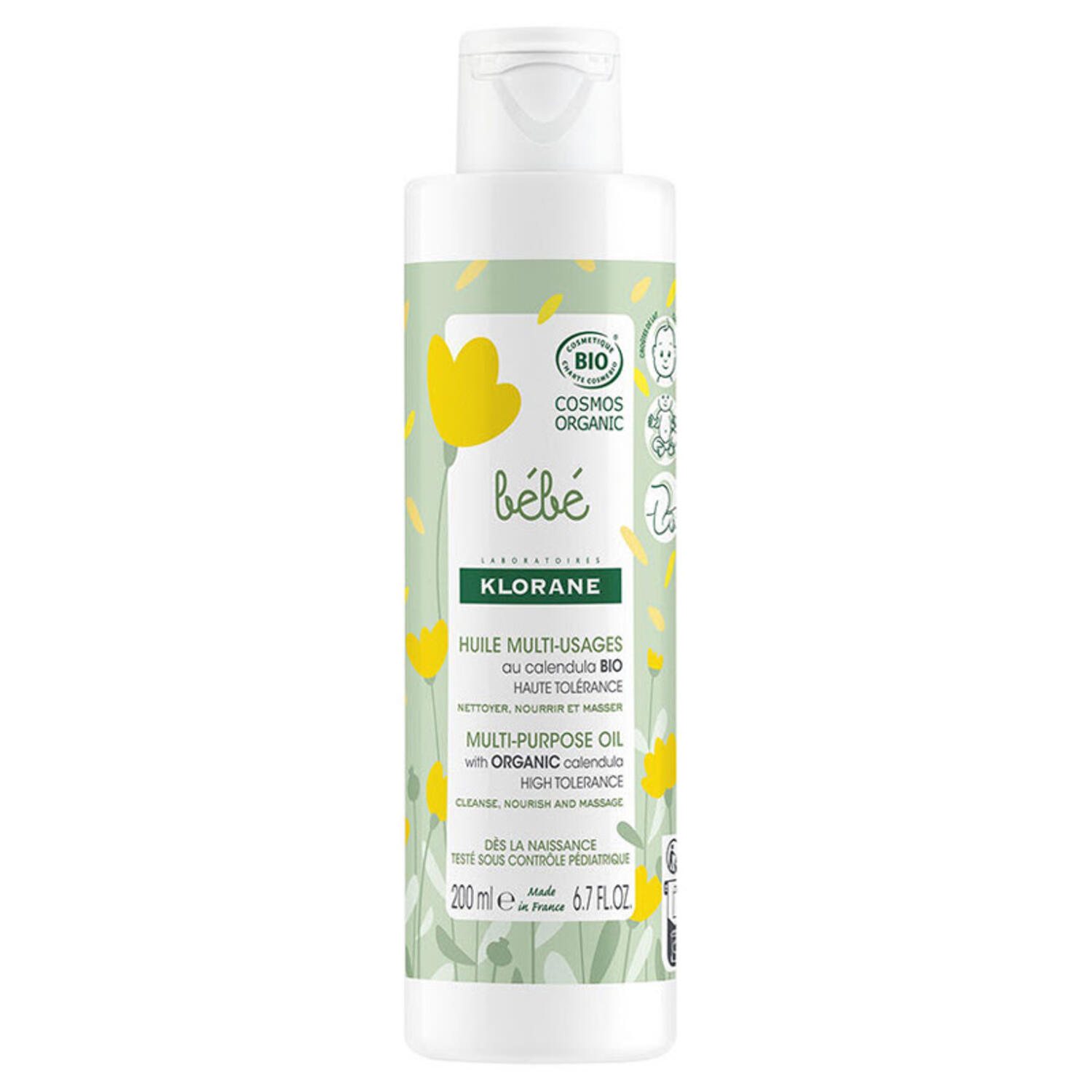 Klorane Multifunkční olej s bio heřmánkem Bébé (Multi-Purpose Oil) 200 ml