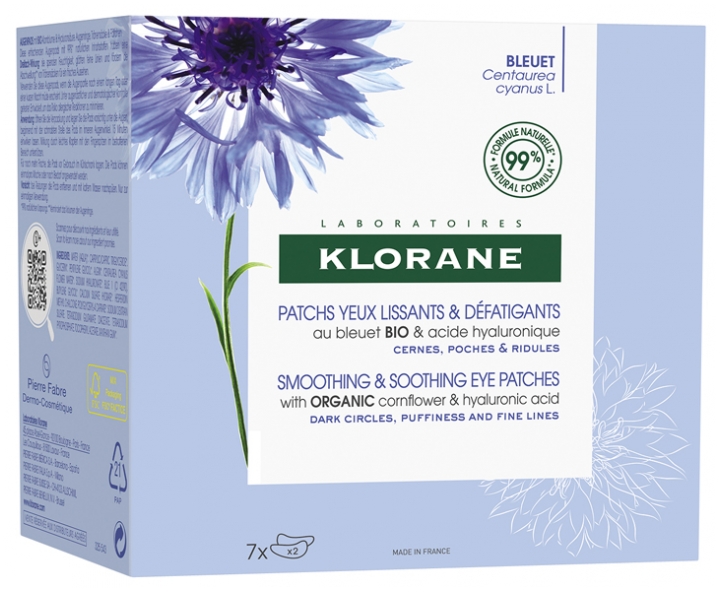 Klorane ( Smooth ing and Soothing Eye Patches) 14 ks