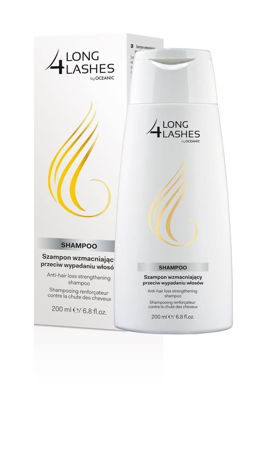 Long 4 Lashes Šampon proti vypadávání vlasů Anti-hair Loss Streghtening Shampoo 200 ml