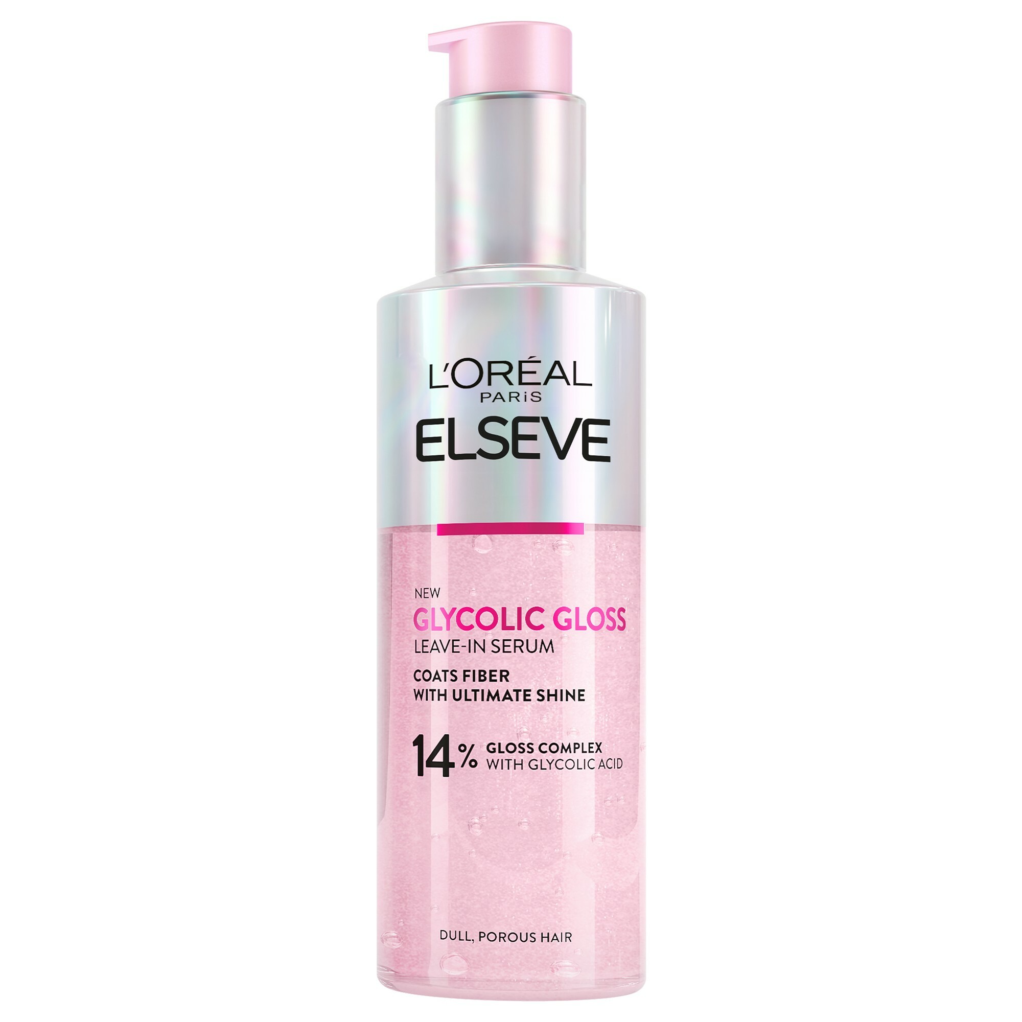 L'Oréal Paris Bezoplachové sérum pro lesk vlasů Elseve Glycolic Gloss (Leave-In Serum) 150 ml