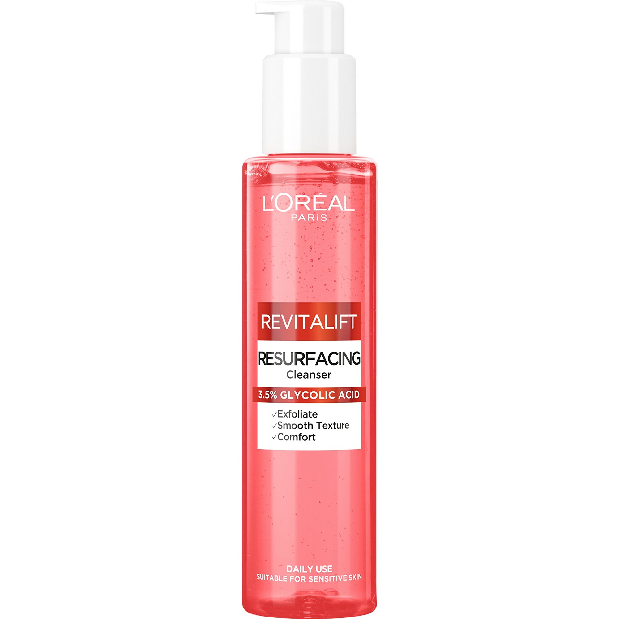 L´Oréal Paris Exfoliačný čistiaci gél s kyselinou glykolovou Revitalift (Resurfacing Cleanser) 150 ml