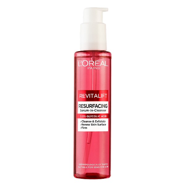 L'Oréal Paris Exfoliačný čistiaci gél s kyselinou glykolovou Revitalift (Resurfacing Cleanser) 150 ml