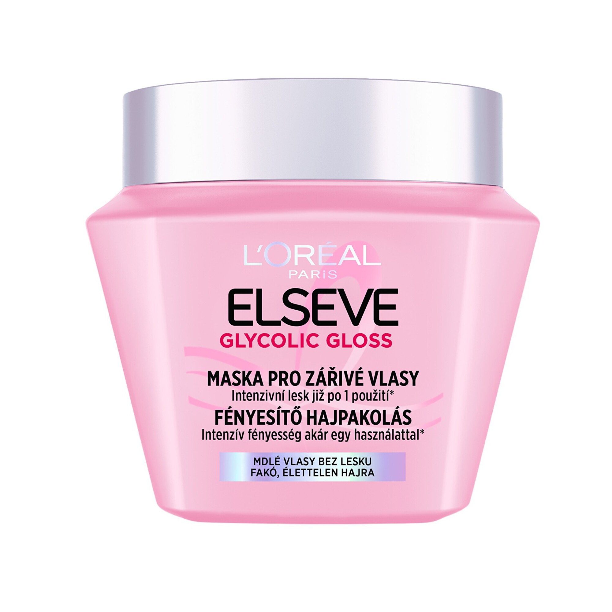 L'Oréal Paris Maska pro zářivé vlasy Glycolic Gloss Mask 300 ml