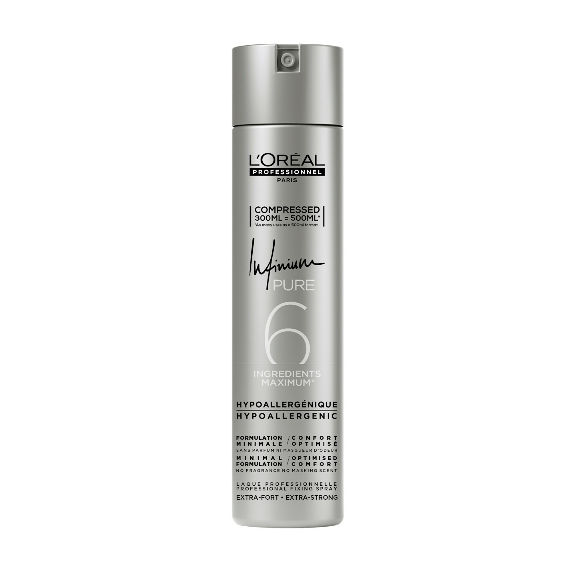 L'Oréal Professionnel Lak na vlasy s extra silnou fixáciou Infinium Pure (Extra Strong Hairspray) 300 ml