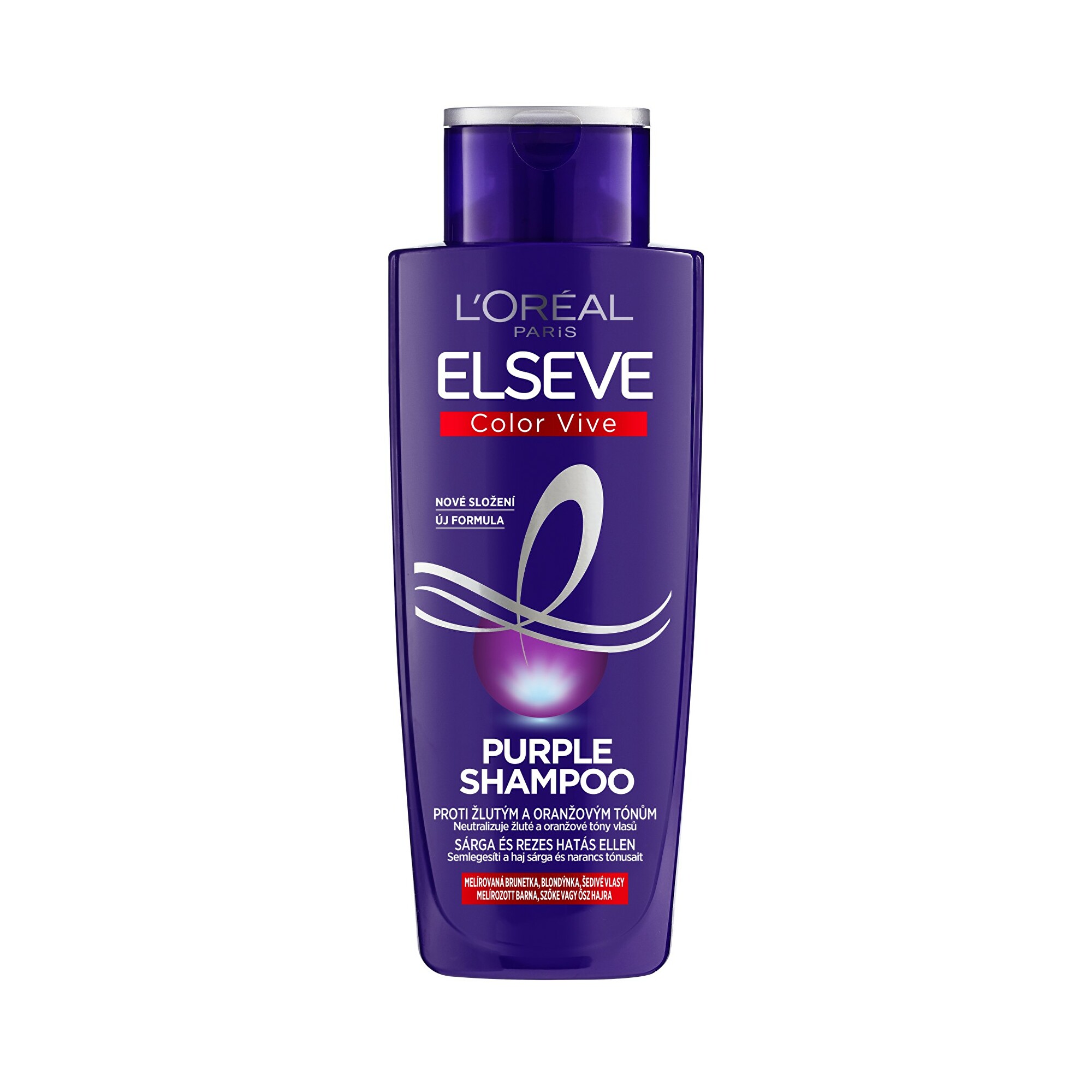 Levně L´Oréal Paris Šampon pro melírované, blond a stříbrné vlasy Elseve Color-Vive Purple (Shampoo) 200 ml