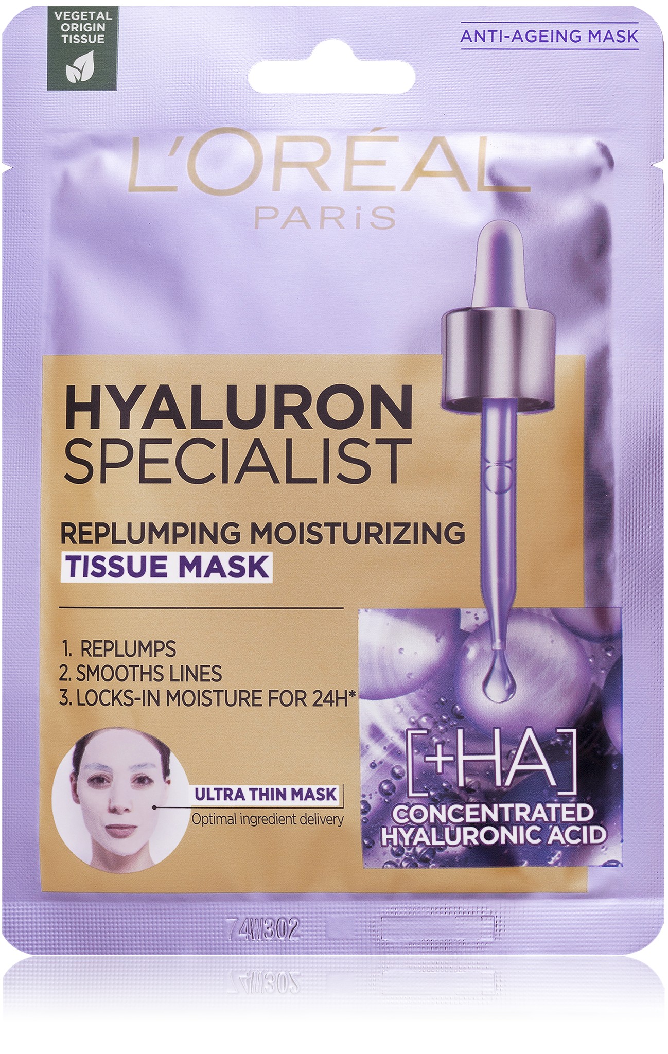 L´Oréal Paris Textilní maska Hyaluron Specialist (Tissue Mask) 1 ks