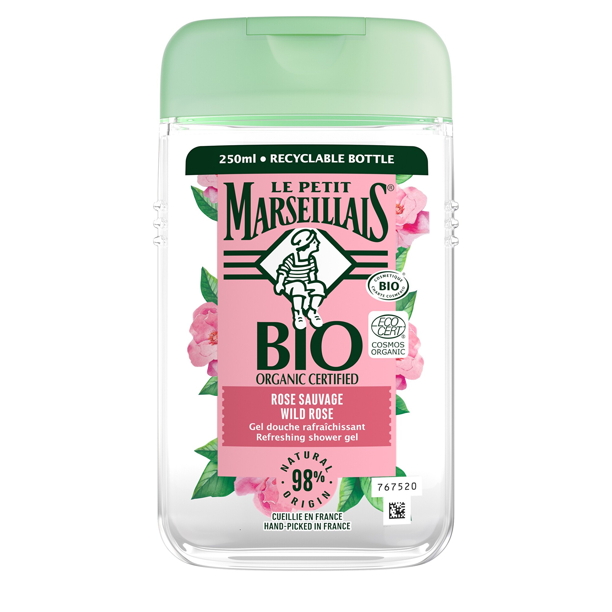 Le Petit Marseillais Le Petit Marseillais BIO certifikovaný organický sprchový gél Divoká Růže 250 ml