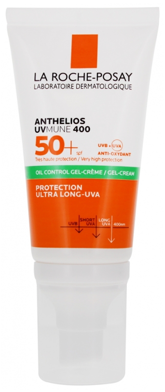 La Roche Posay Zmatňující ochranný gelový krém SPF 50+ Anhelios UVMune 400 (Oil Control Gel Cream) 50 ml