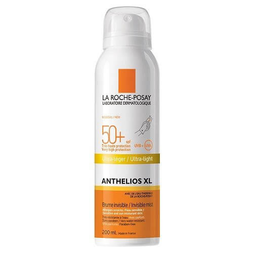 La Roche Posay Osvěžující sprej na tělo s velmi vysokou ochranou SPF 50+ Anthelios XL (Ultra Light Invisible Mist) 200 ml