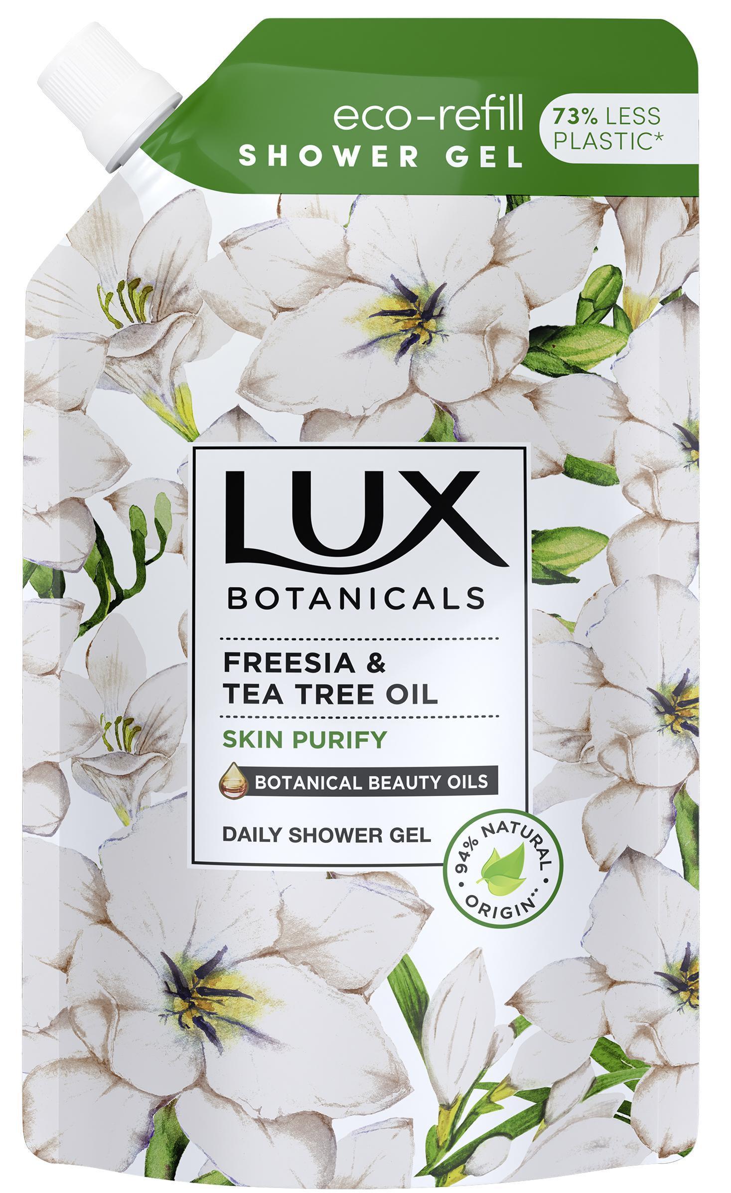 Lux Sprchový gel Freesia & Tea Tree Oil - náhradní náplň 500 ml