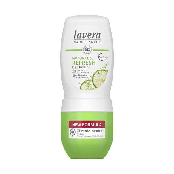 Zobrazit detail výrobku Lavera Osvěžující kuličkový deodorant s vůní limetky Refresh (Deodorant Roll-on) 50 ml