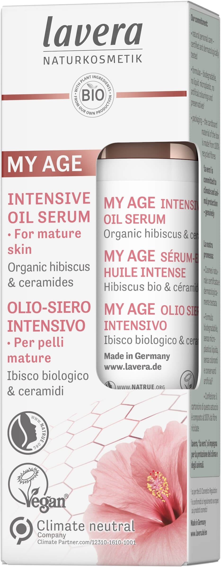 Lavera Intenzivní olejové sérum My Age (Intensive Oil Serum) 30 ml - SLEVA - poškozená krabička + 2 měsíce na vrácení zboží