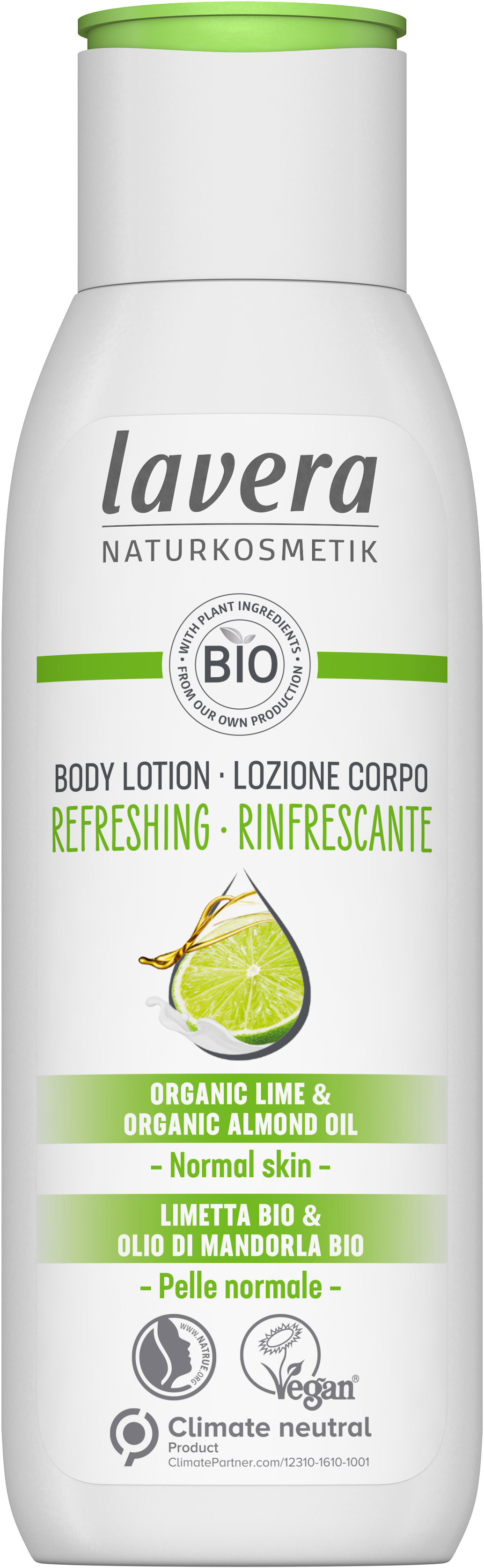 Zobrazit detail výrobku Lavera Osvěžující tělové mléko s Bio limetkou (Refreshing Body Lotion) 200 ml