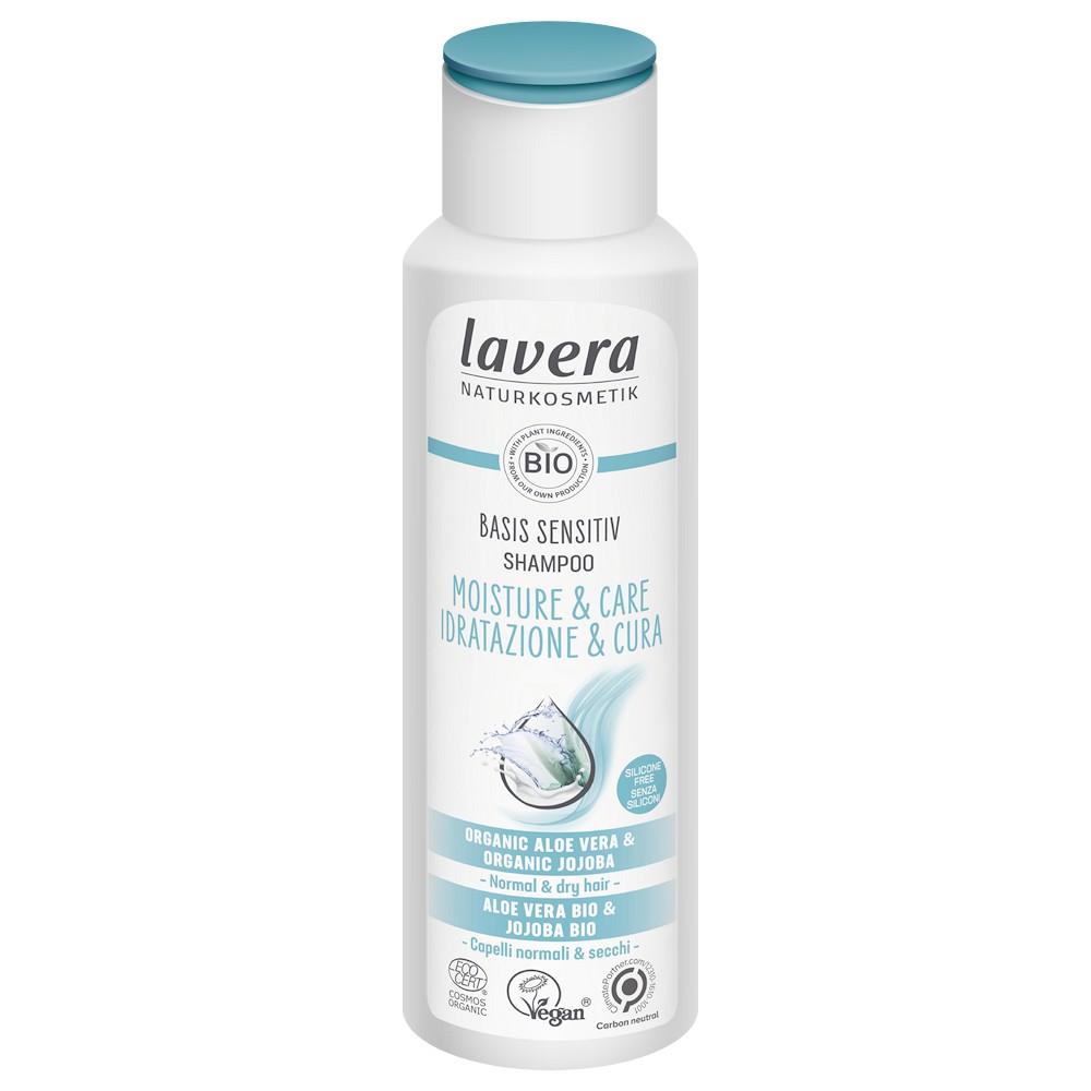 Levně Lavera Šampon pro hydrataci vlasů Basis Sensitiv Moisture & Care (Shampoo) 250 ml
