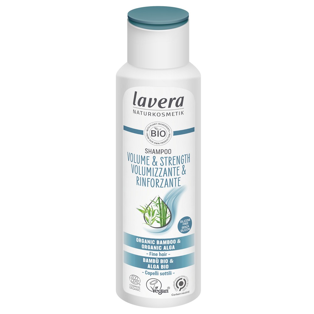 Lavera Šampon pro objem a posílení vlasů Volume & Strength (Shampoo) 250 ml
