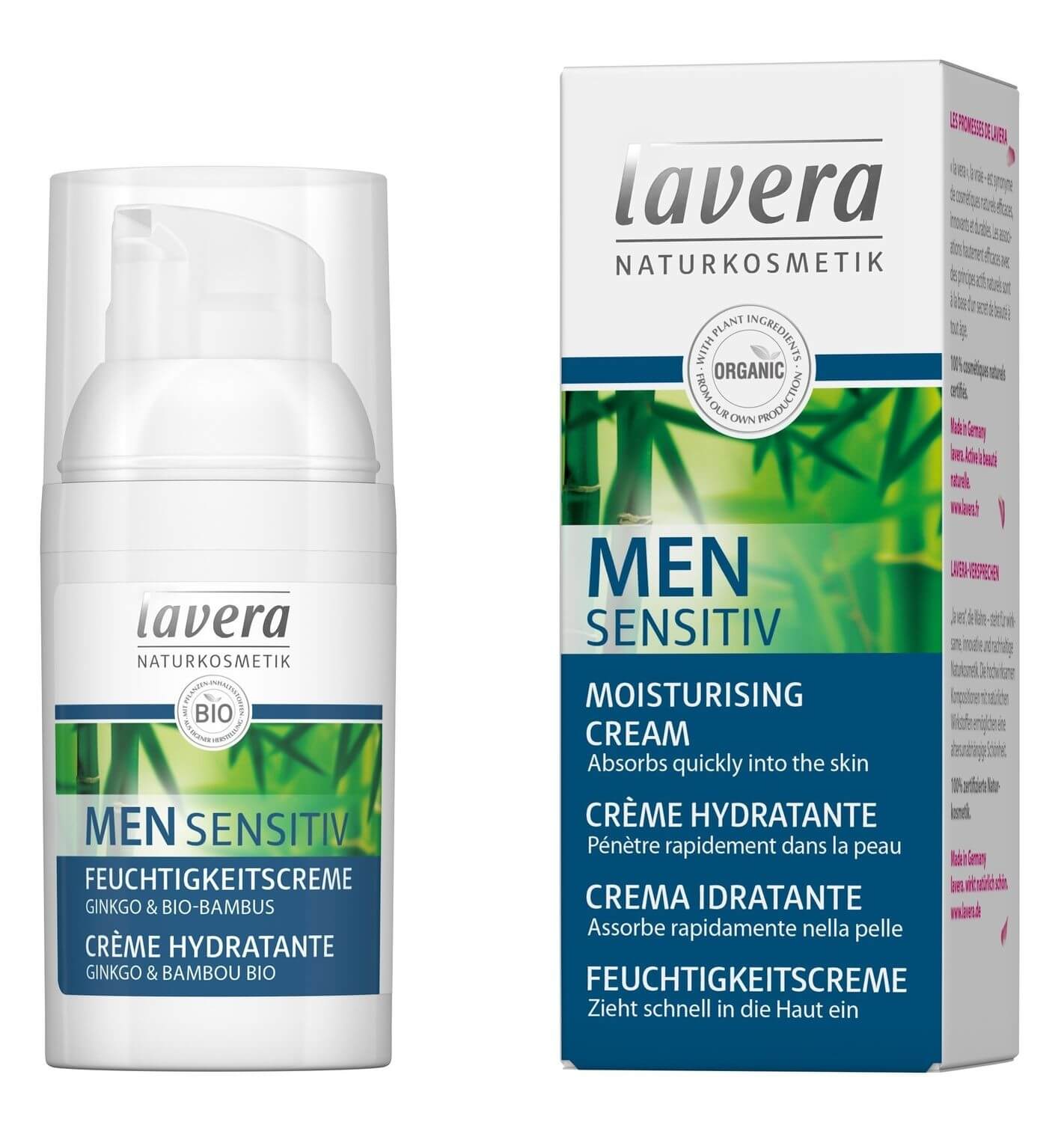 Zobrazit detail výrobku Lavera Vyživující hydratační krém pro muže Men Sensitiv (Moisturising Cream) 30 ml