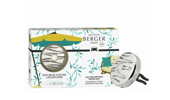 Maison Berger Paris Darčeková sada difuzér do auta Summer + náplň Mätová voda