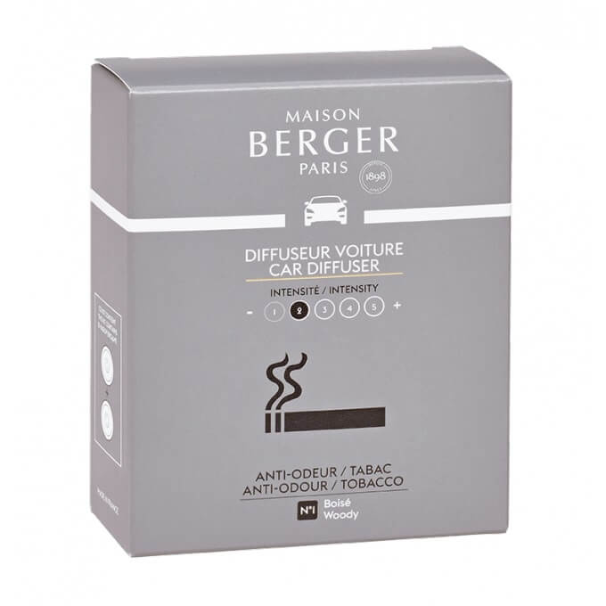 Maison Berger Paris Náhradní náplň do difuzéru do auta Antiodour tabák Tobacco (Car Diffuser Recharg
