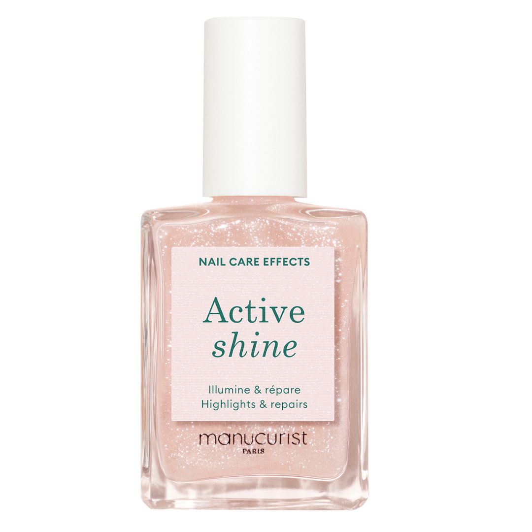 Manucurist Ošetrujúci lak na nechty Active Shine Nail Care Effects 15 ml