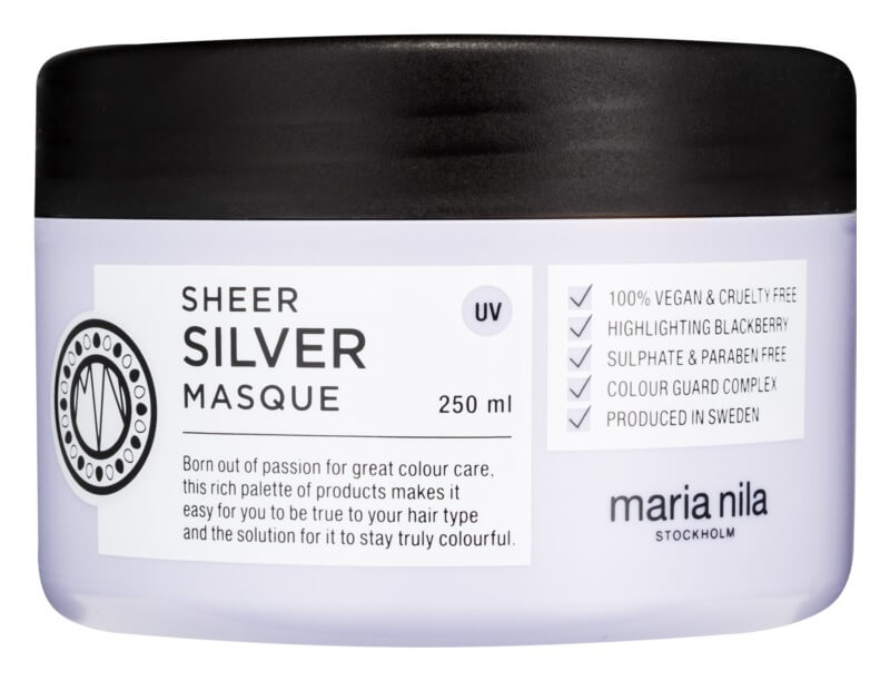 Levně Maria Nila Vyživující maska pro blond vlasy Sheer Silver (Masque) 250 ml