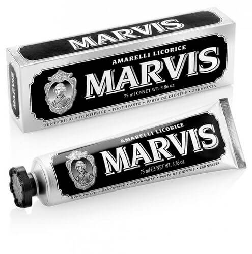 Marvis The Mints Amarelli Licorice zubná pasta príchuť Amarelli Licorice-Mint 85 ml
