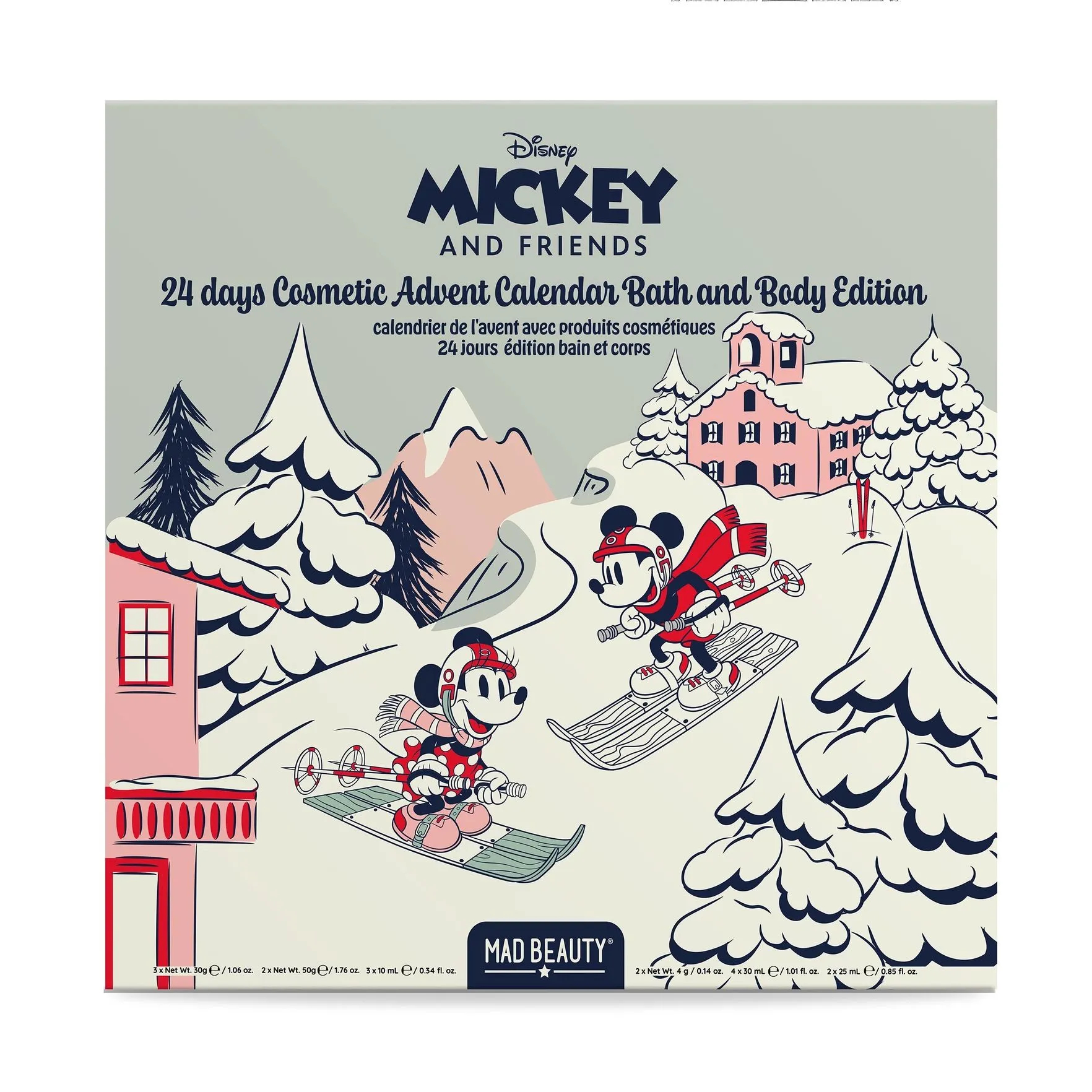 Mad Beauty Adventní kalendář Mickey Ski