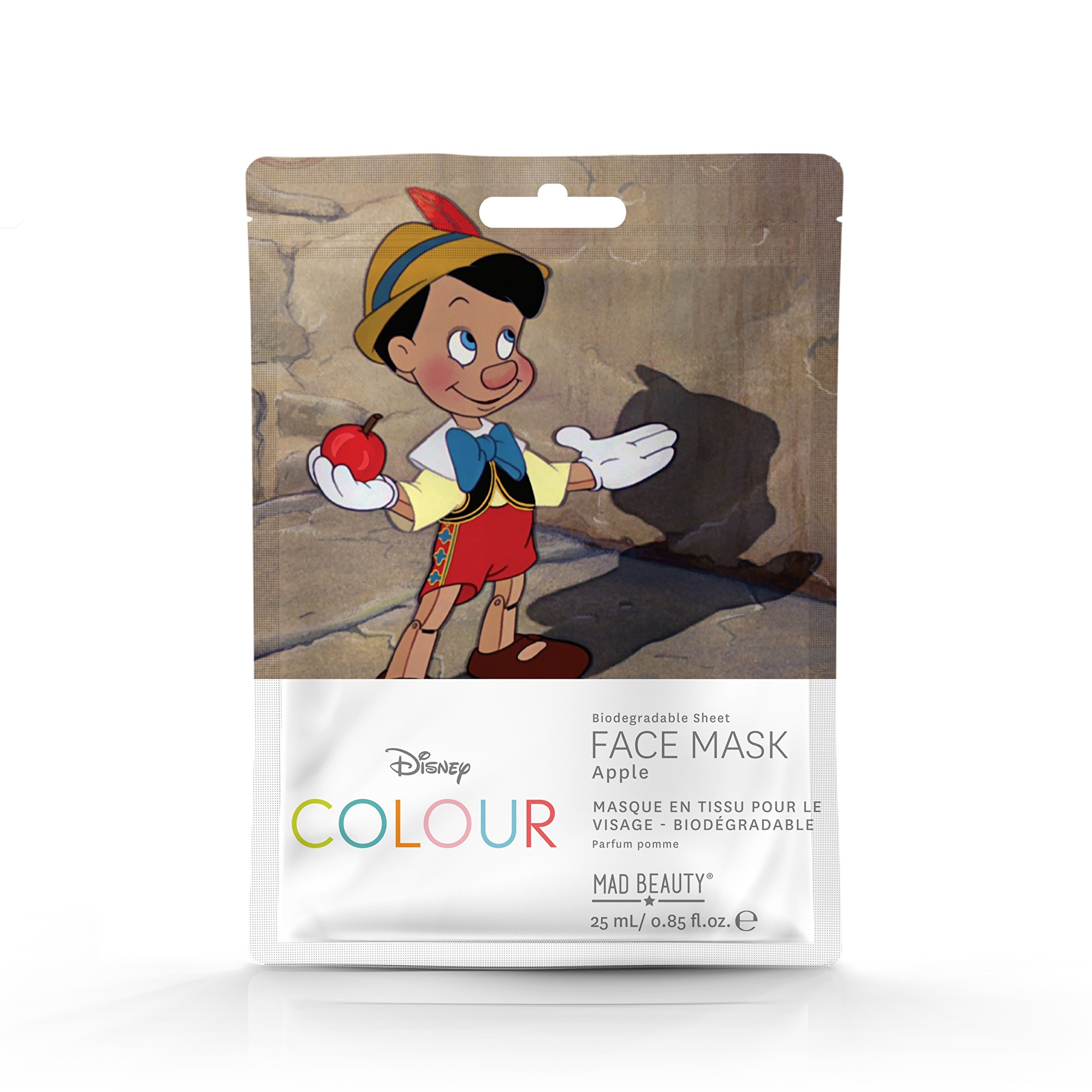 Mad Beauty Maska na obličej Colour Sheet Mask Pinocchio 25 ml