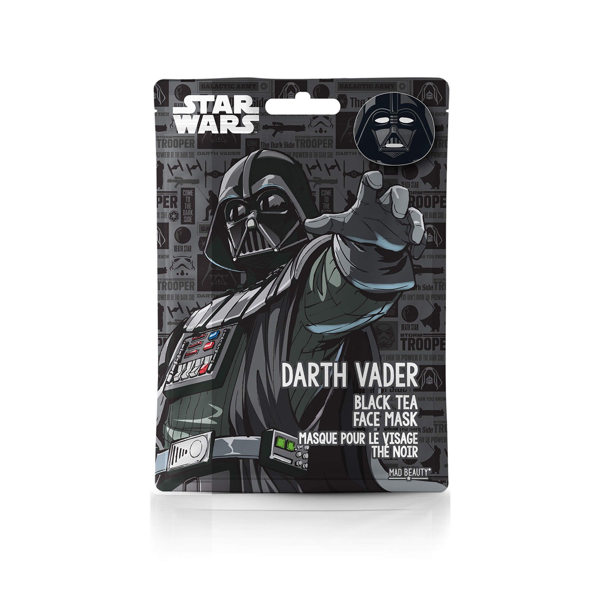 Mad Beauty Plátienková maska Darth Vader Star Wars Face Mask 25 ml