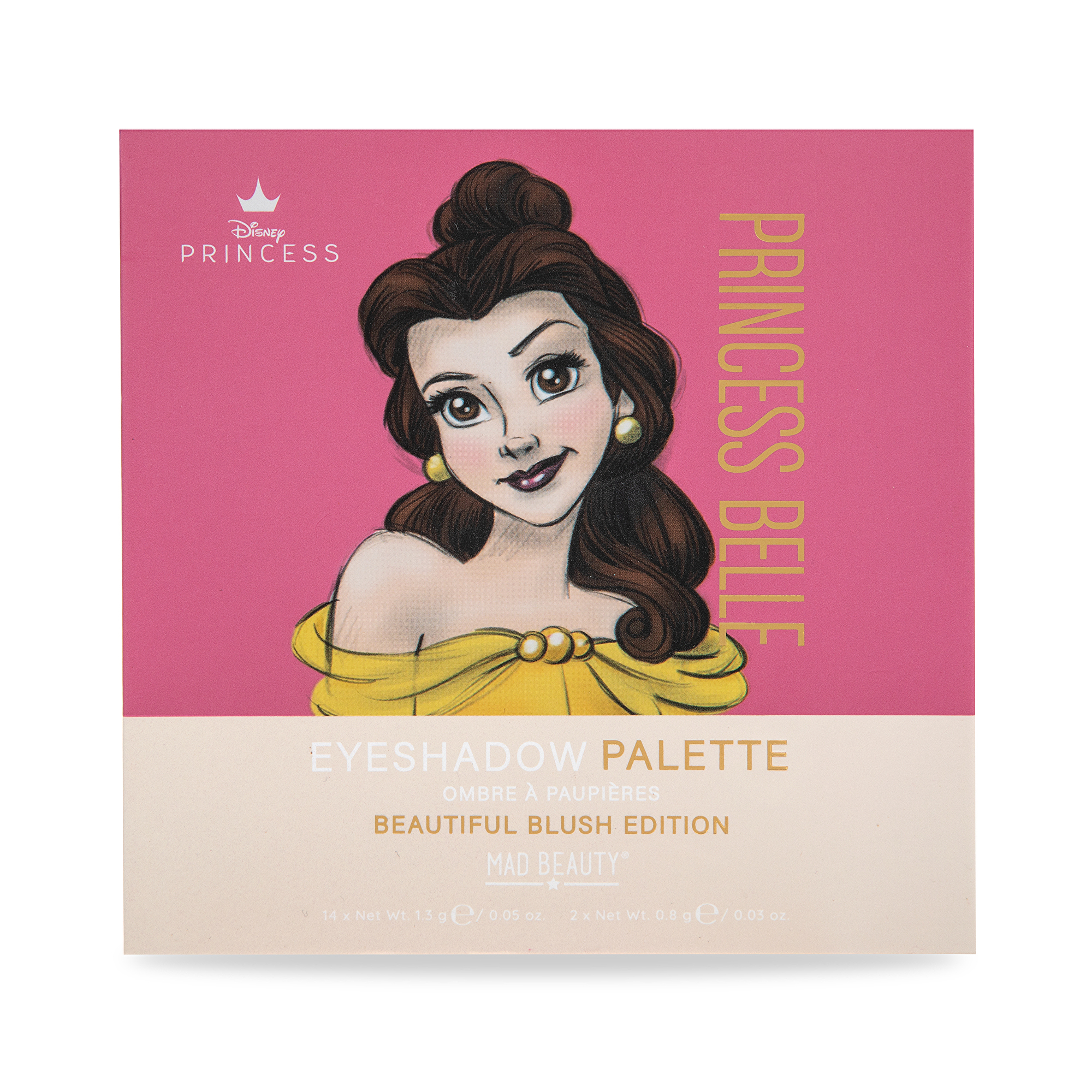 Mad Beauty Paletka očních stínů Princess Belle (Eyeshadow Palettes) 19,8 g