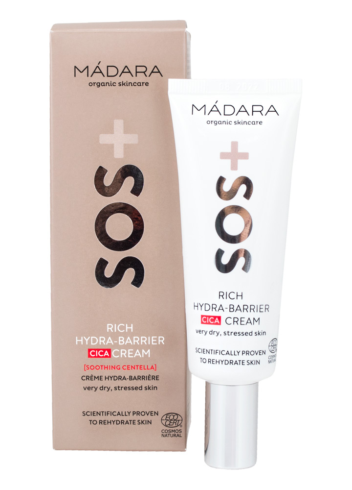 MÁDARA Hydratační krém pro velmi suchou pleť SOS (Rich Hydra-Barrier Cica Cream) 40 ml