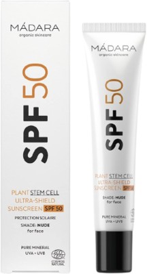 Levně MÁDARA Krém na opalování na obličej Plant Stem Cell Ultra-Shield Sunscreen SPF 50 40 ml