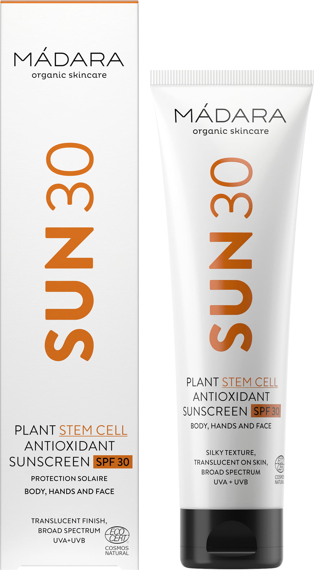 Levně MÁDARA Krém na opalování Plant Stem Cell Antioxidant Sunscreen SPF 30 100 ml