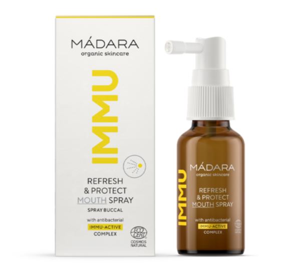 Zobrazit detail výrobku MÁDARA Osvěžující a ochranný ústní sprej IMMU (Refresh & Protect Mouth Spray) 30 ml