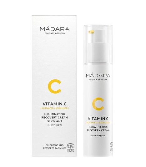 MÁDARA Rozjasňujúci pleťový krém Vitamin C (Illuminating Recovery Cream) 50 ml