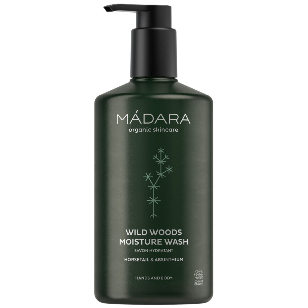 Zobrazit detail výrobku MÁDARA Tekuté mýdlo na ruce a tělo s vůní divokých lesů (Moisture Wash) 500 ml