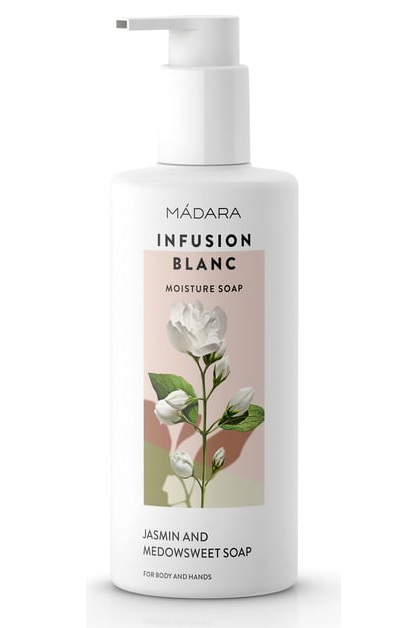MÁDARA Tekuté povzbuzující mýdlo na tělo a ruce Infusion Blanc (Moisture Soap) 300 ml
