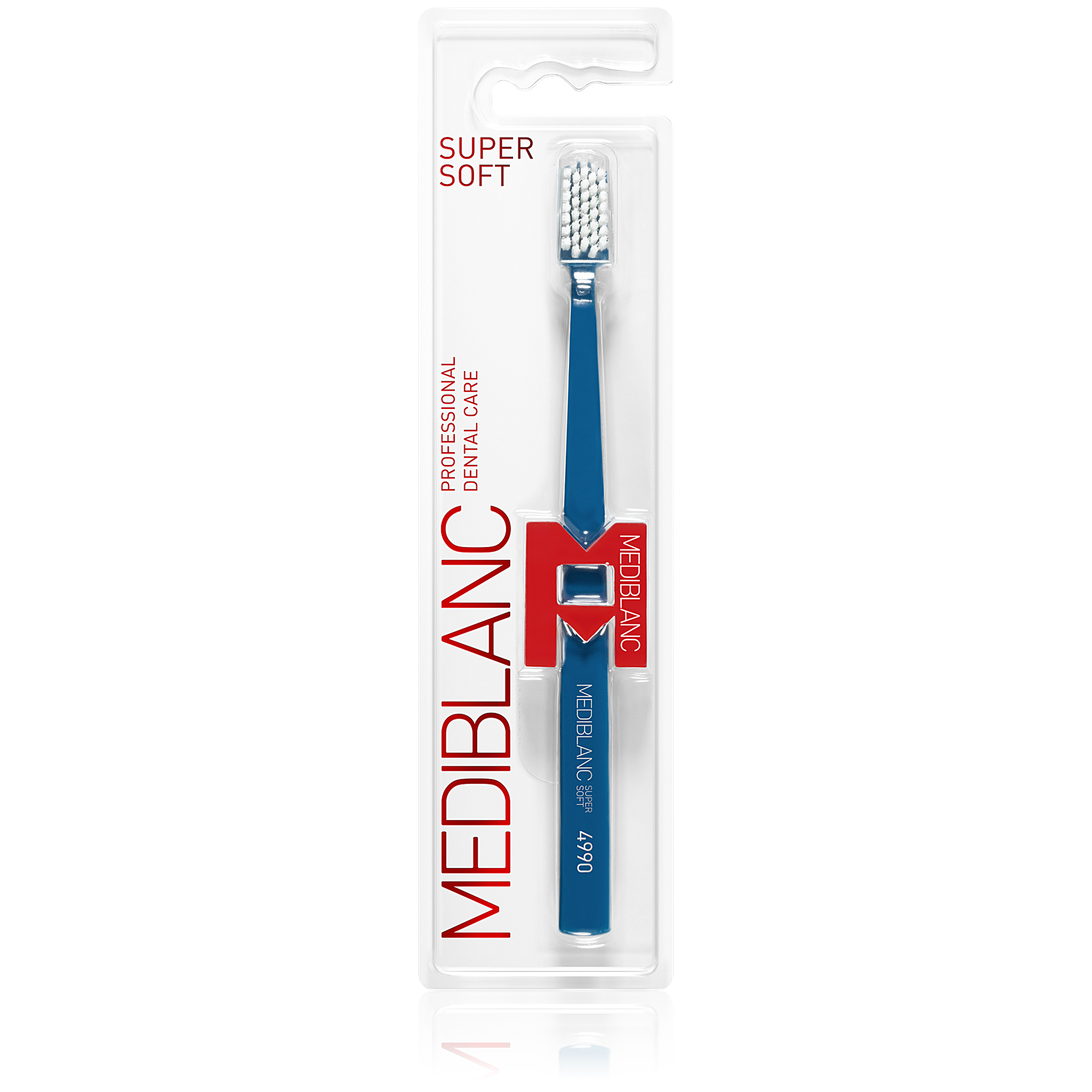 MEDIBLANC Zubná kefka Super Soft Modrá 1 ks