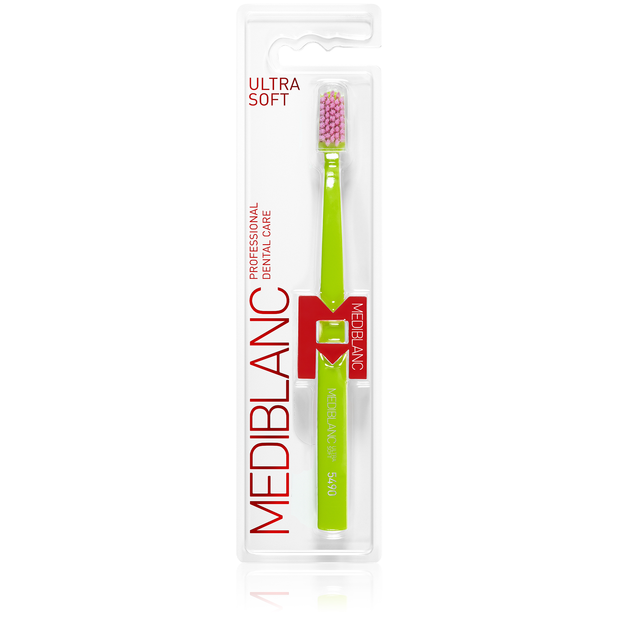 MEDIBLANC Zubná kefka Ultra Soft Zelená 1 ks