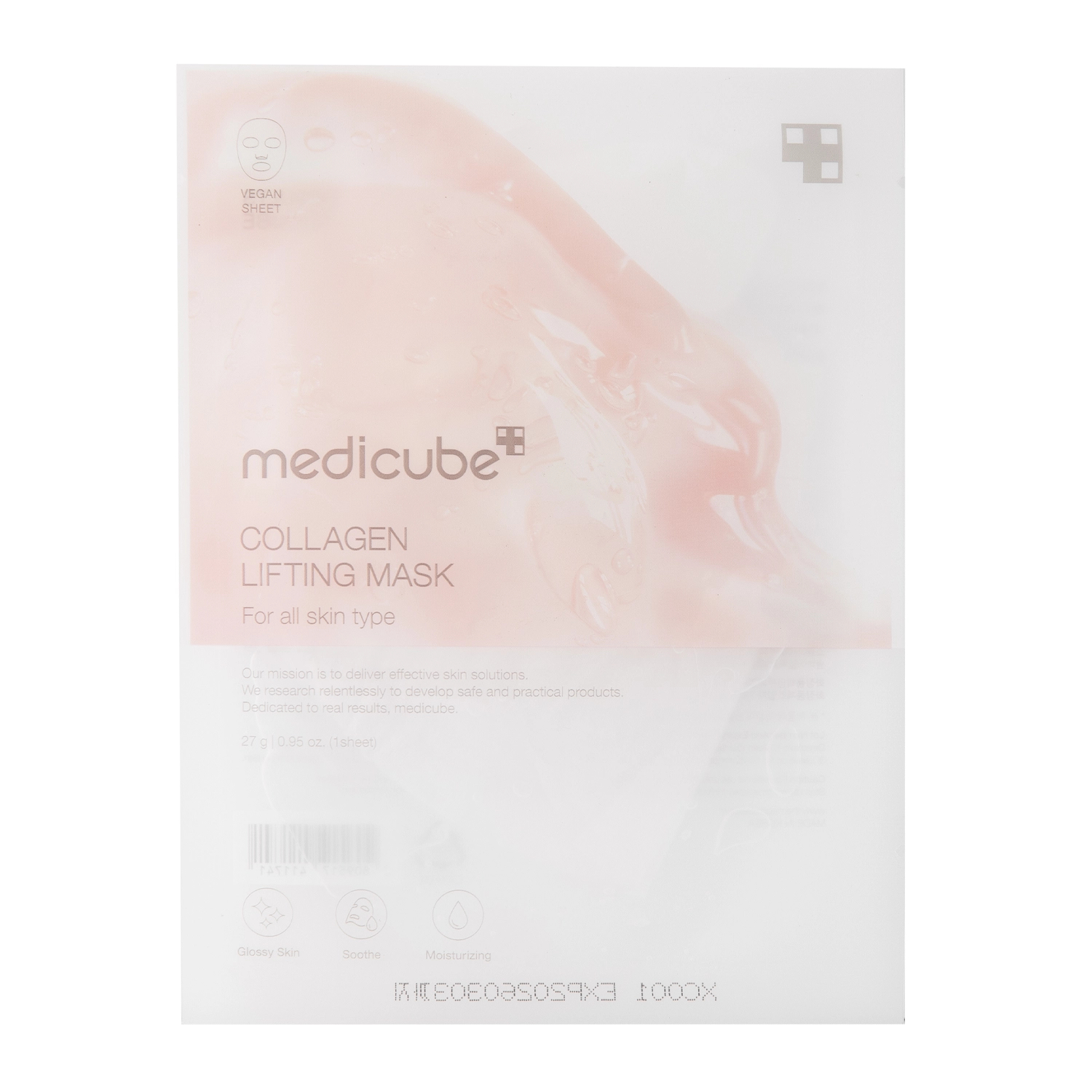Medicube Plátýnková maska Collagen Lifting Mask 27 g