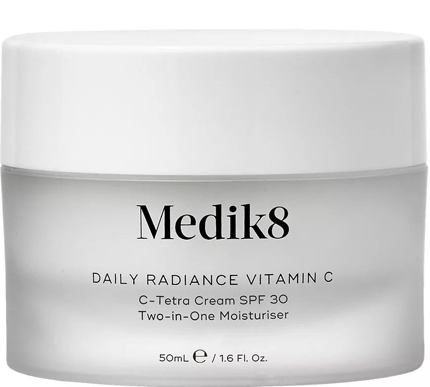 Levně Medik8 Hydratační krém 2v1 Daily Radiance Vitamin C SPF 30 (Moisturizing Cream) 50 ml