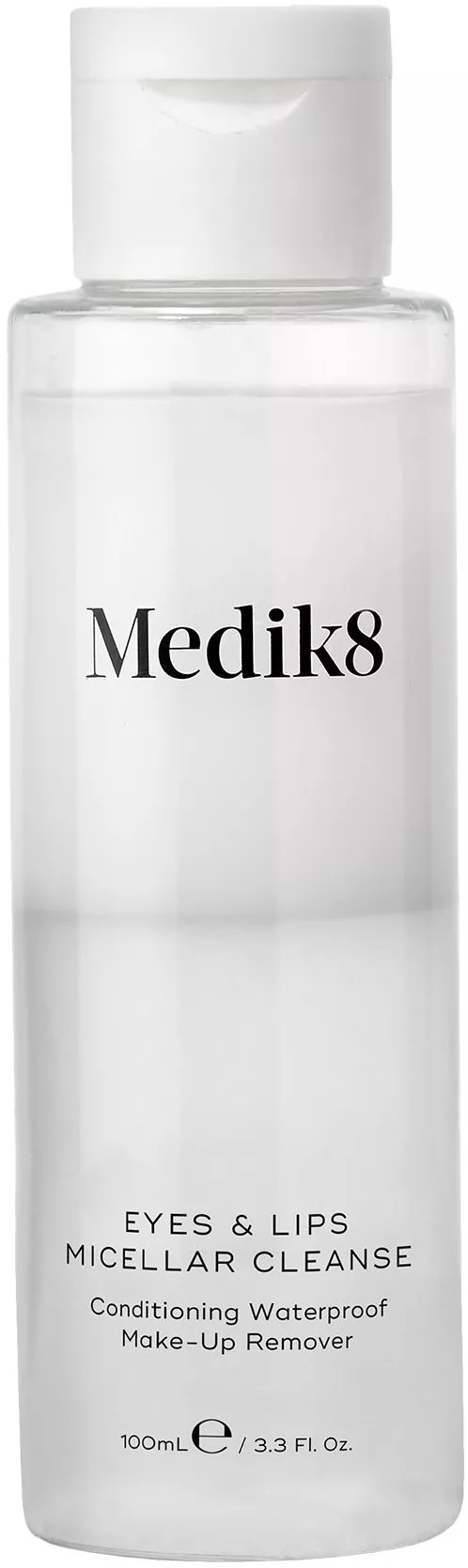 Levně Medik8 Micelární odličovač make-upu Eyes & Lips Micellar Cleanse (Conditioning Waterproof Make-up Remover) 100 ml